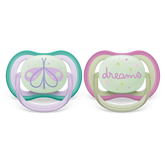 Philips Avent Night time 0-6M Girl Pacifier (SCF376/19)